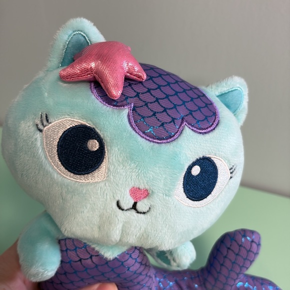 Gabby's Dollhouse MerCat Purrific Plush Stuffed Toy, Kids Plush, Mermaid Cat - Picture 6 of 7